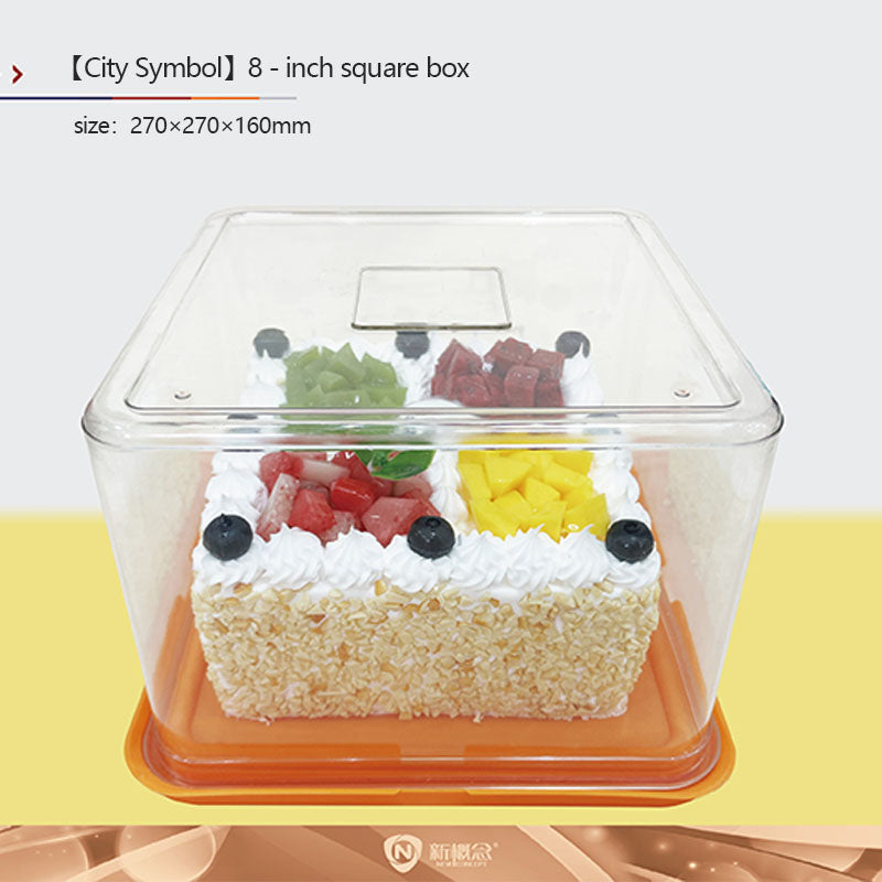 8-inch square box